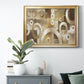 Neutral Motion - Modern Framed Canvas Print