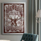 Red Wood Peace -  Framed Canvas Print