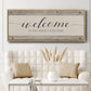 Happily Home - Floater Framed Canvas Print
