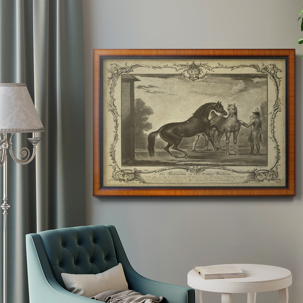 Distinguished Horses III Premium Framed Canvas- Ready to Hang