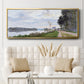 The Promenade at Argenteuil, 1872 - Floater Framed Canvas Print