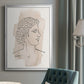 Greek Busts IV - Modern Framed Canvas Print