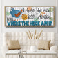 The Road Less - Floater Framed Canvas Print