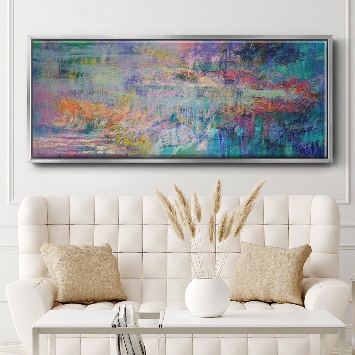 Vespers - Floater Framed Canvas Print