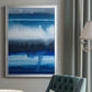 Deep Blue Shore I - Modern Framed Canvas Print