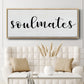 Soulmates - Floater Framed Canvas Print
