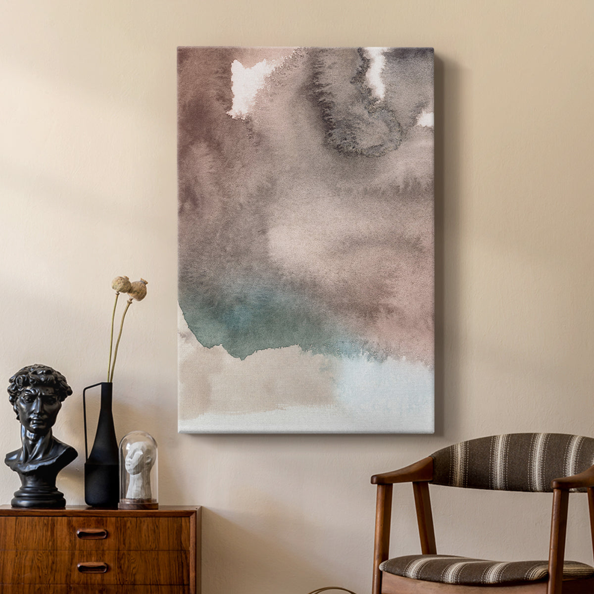 Red Ochre Abstract I - Canvas Art Print