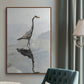 Heron - Framed Premium Gallery Wrapped Canvas L Frame - Ready to Hang