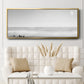 Black & White Water Panel XIV - Floater Framed Canvas Print