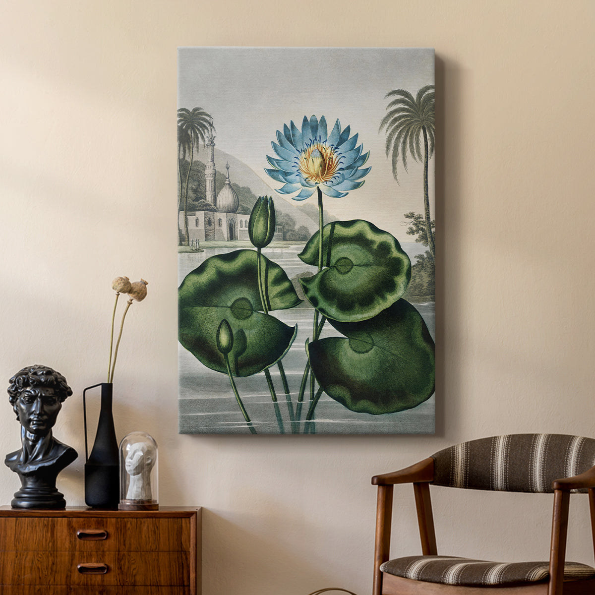 Temple of Flora IX - Canvas Art Print