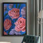 Layered Petals I - Modern Framed Canvas Print