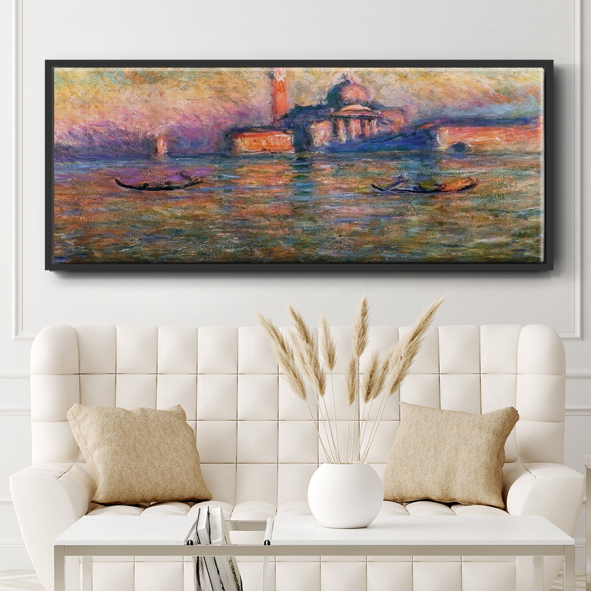San Giorgio Maggiore, 1908 - Floater Framed Canvas Print