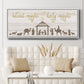 Silent Night Nativity - Floater Framed Canvas Print