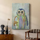 Fantastic Florals Owl - Canvas Art Print