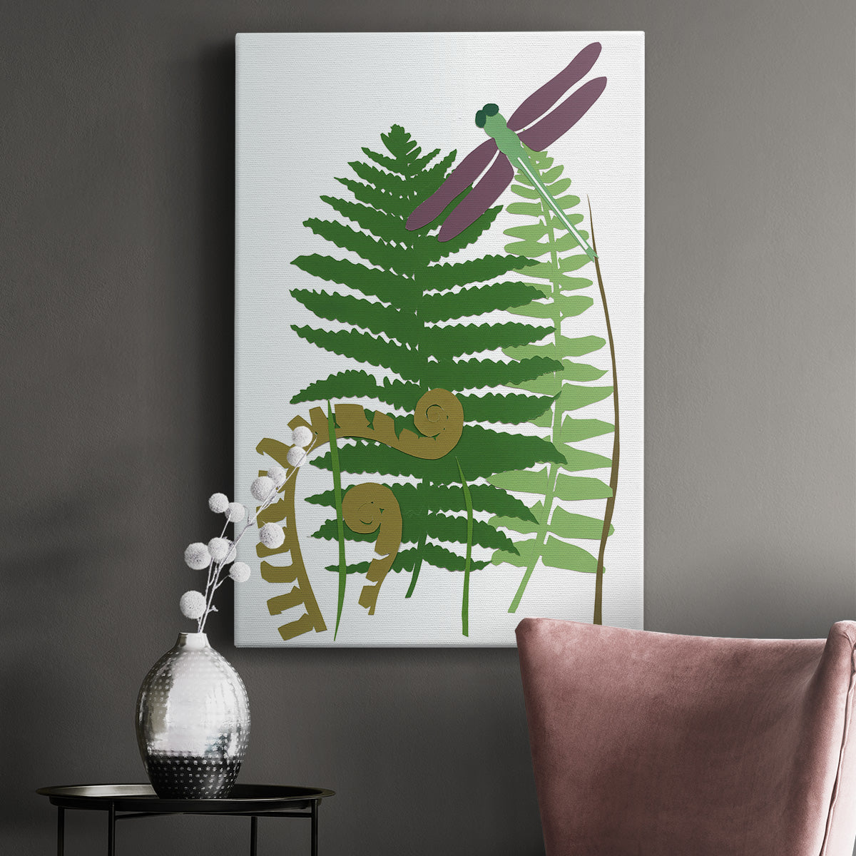 Fern Fantasy Garden II - Canvas Art Print