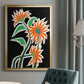 Pop Flowers III - Modern Framed Canvas Print