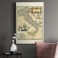 Italy Map Premium Gallery Wrapped Canvas - Ready to Hang