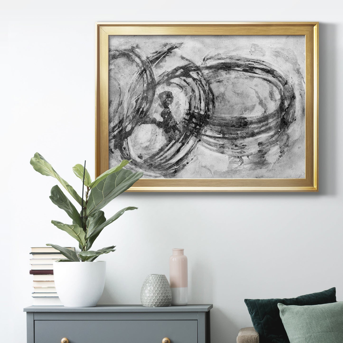 Infinity Rings II Premium Classic Framed Canvas - Ready to Hang