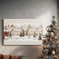 Pearled Yule Square - Canvas Art Print