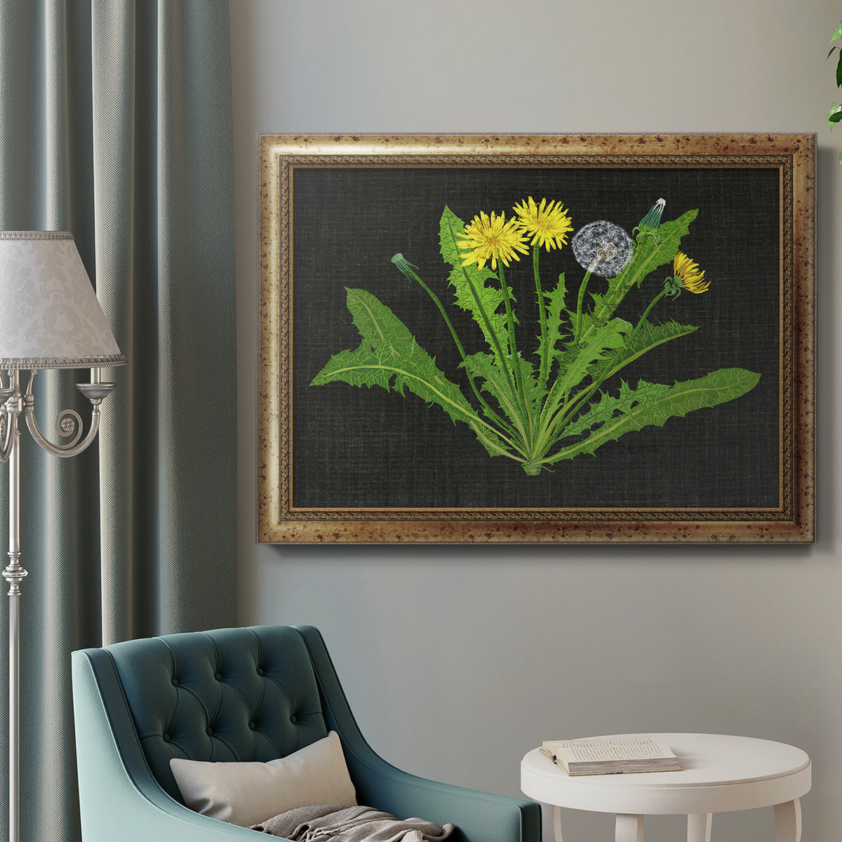 Wild Dandelion II Premium Framed Canvas- Ready to Hang