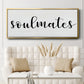 Soulmates - Floater Framed Canvas Print