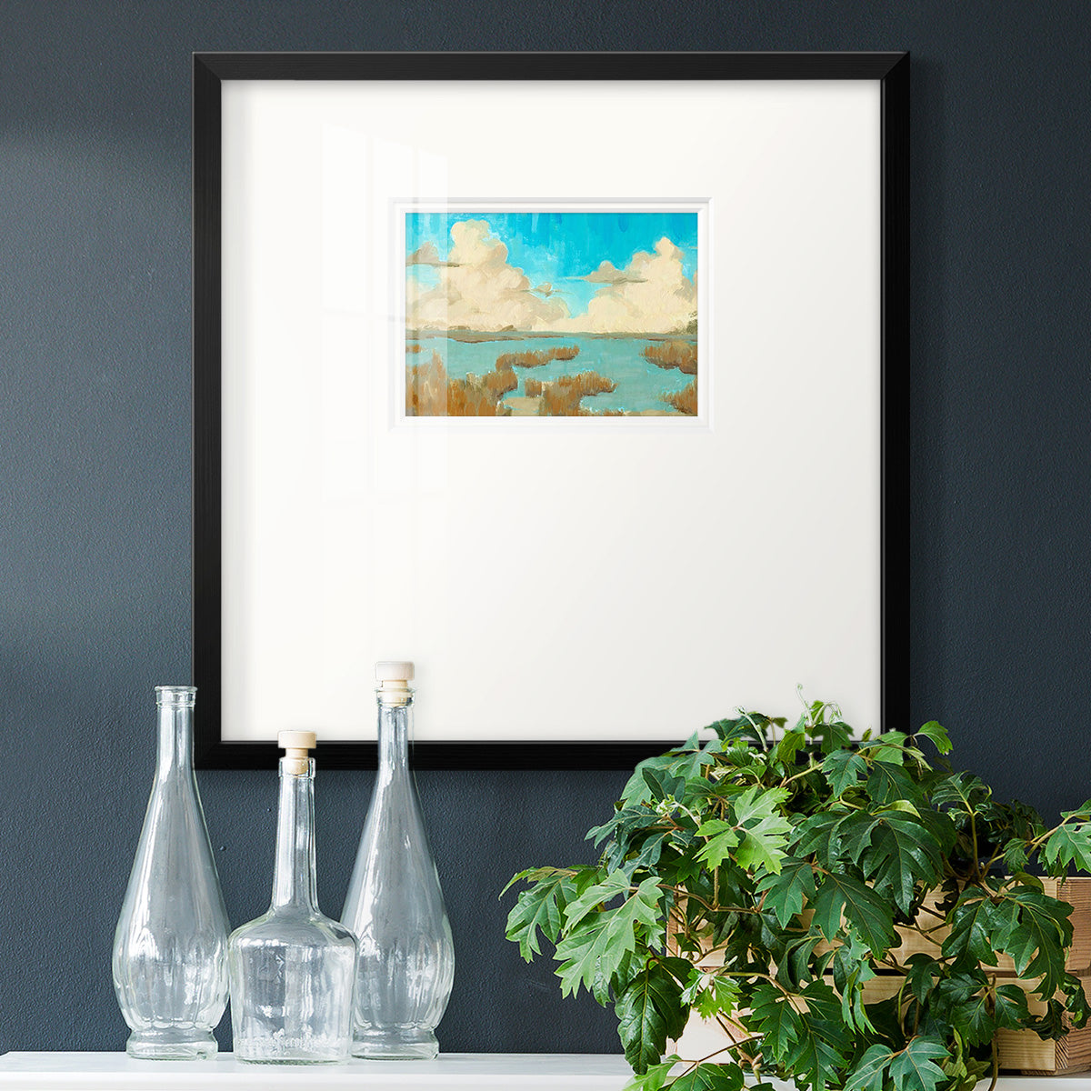 Fripp Island Water II Premium Framed Print Double Matboard