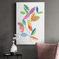 Color Pop Leaves II - Canvas Art Print