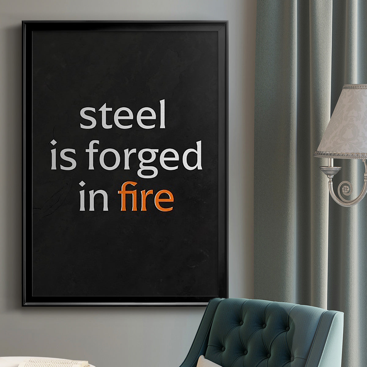 Bro-Inspo III - Modern Framed Canvas Print