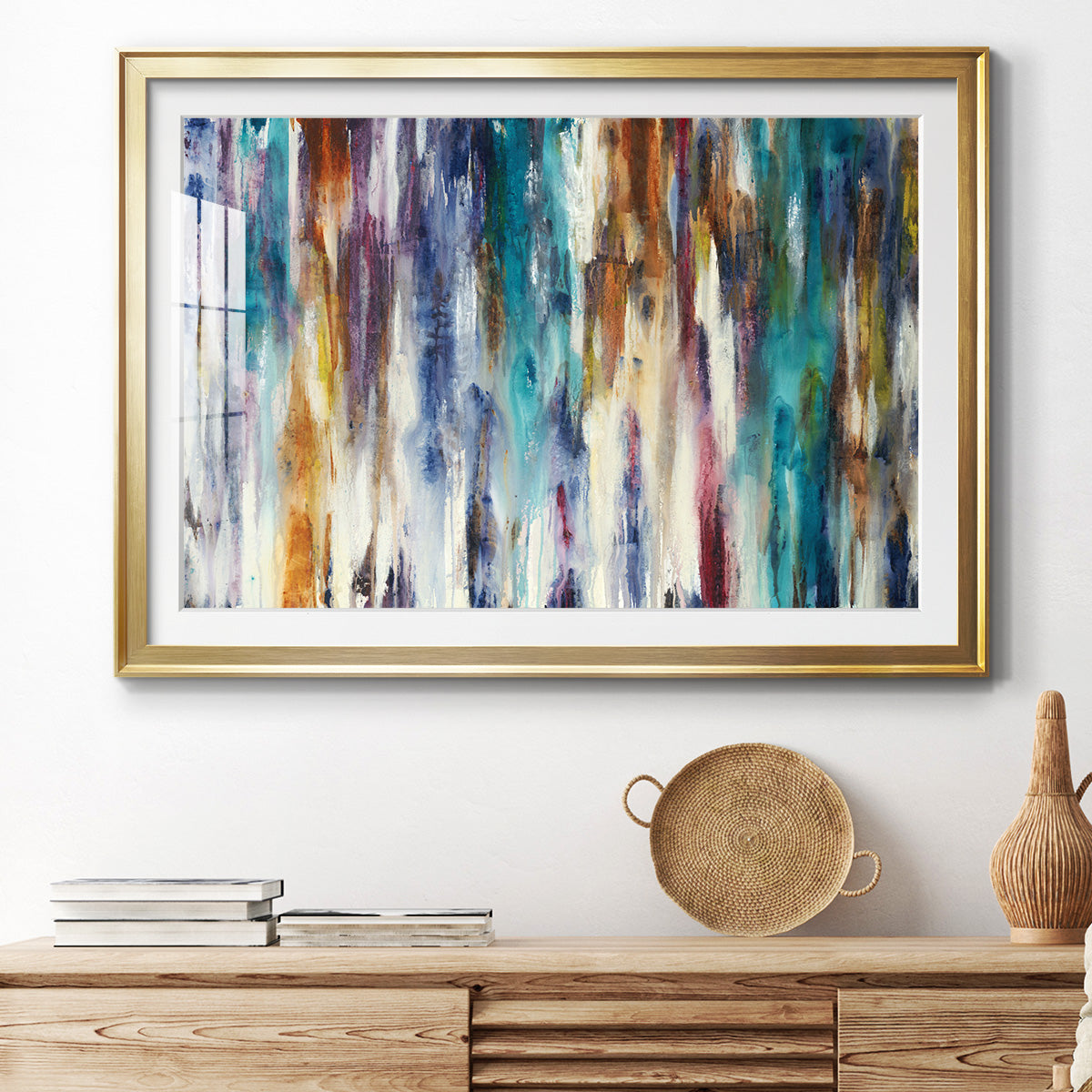 Shape Shifting - Modern Framed Art Print