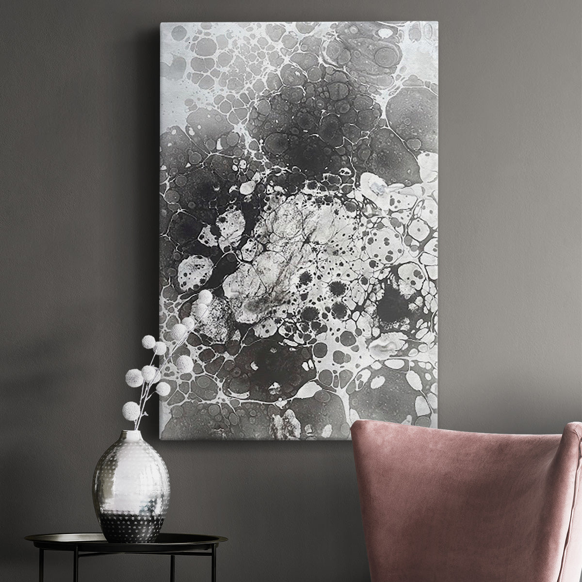 Marbling VI - Canvas Art Print