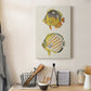 Yellow & Grey Fish IV Premium Gallery Wrapped Canvas - Ready to Hang