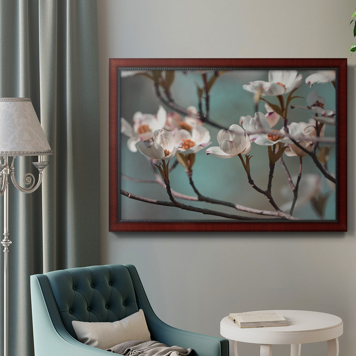 Dogwood Spring IV Premium Framed Canvas- Ready to Hang