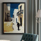 Mykonos 3 - Modern Framed Canvas Print