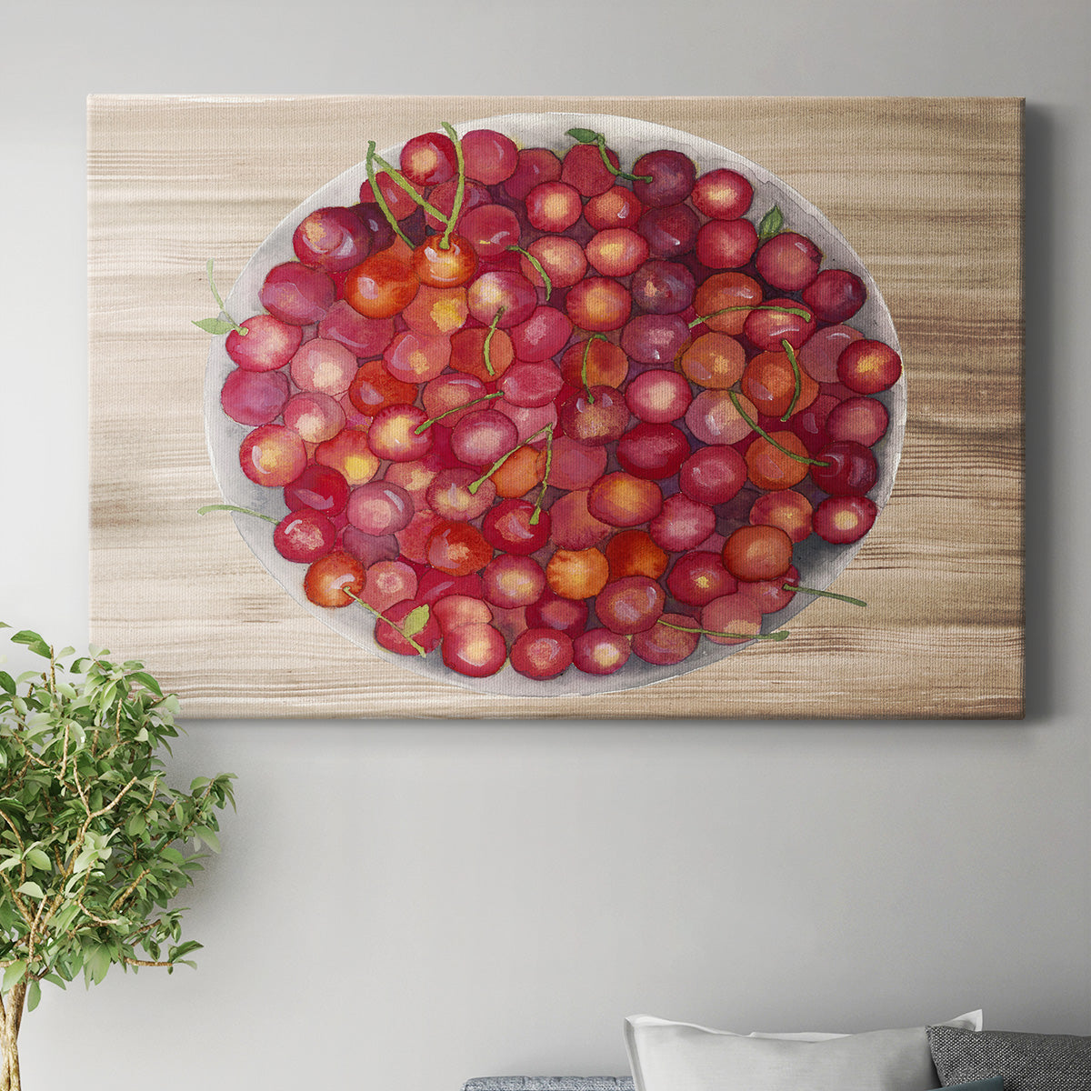 Bowls of Fruit IV Premium Gallery Wrapped Canvas - Ready to Hang