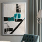 Geometry Notes I - Modern Framed Canvas Print