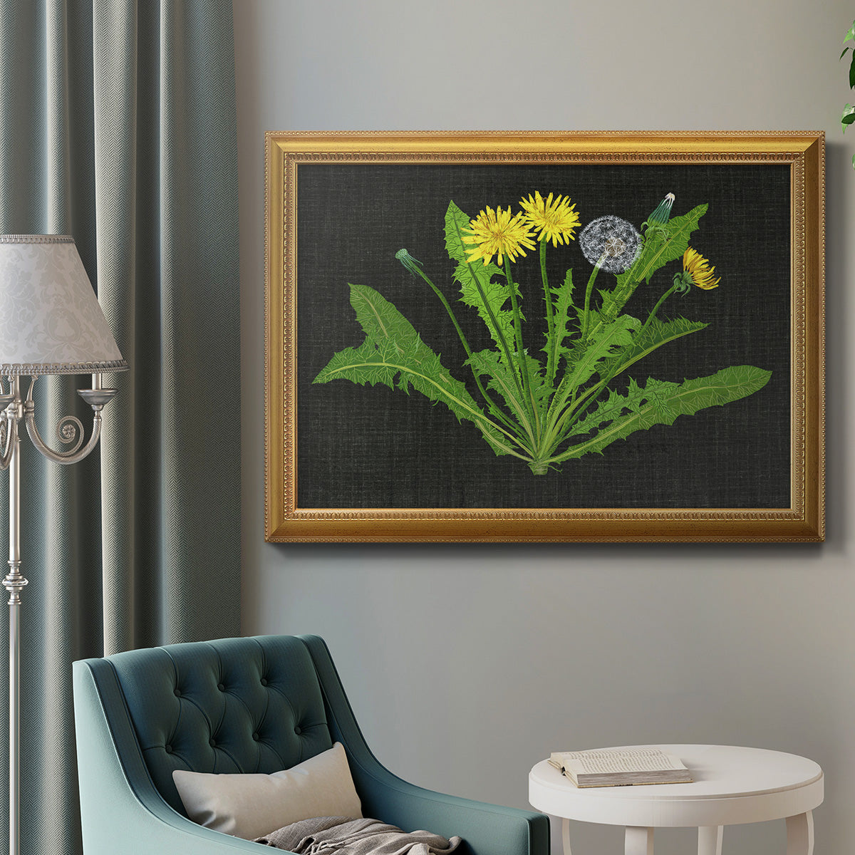 Wild Dandelion II Premium Framed Canvas- Ready to Hang