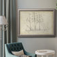 Sailboat Blueprint I Premium Framed Canvas- Ready to Hang