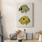 Yellow & Grey Fish III Premium Gallery Wrapped Canvas - Ready to Hang