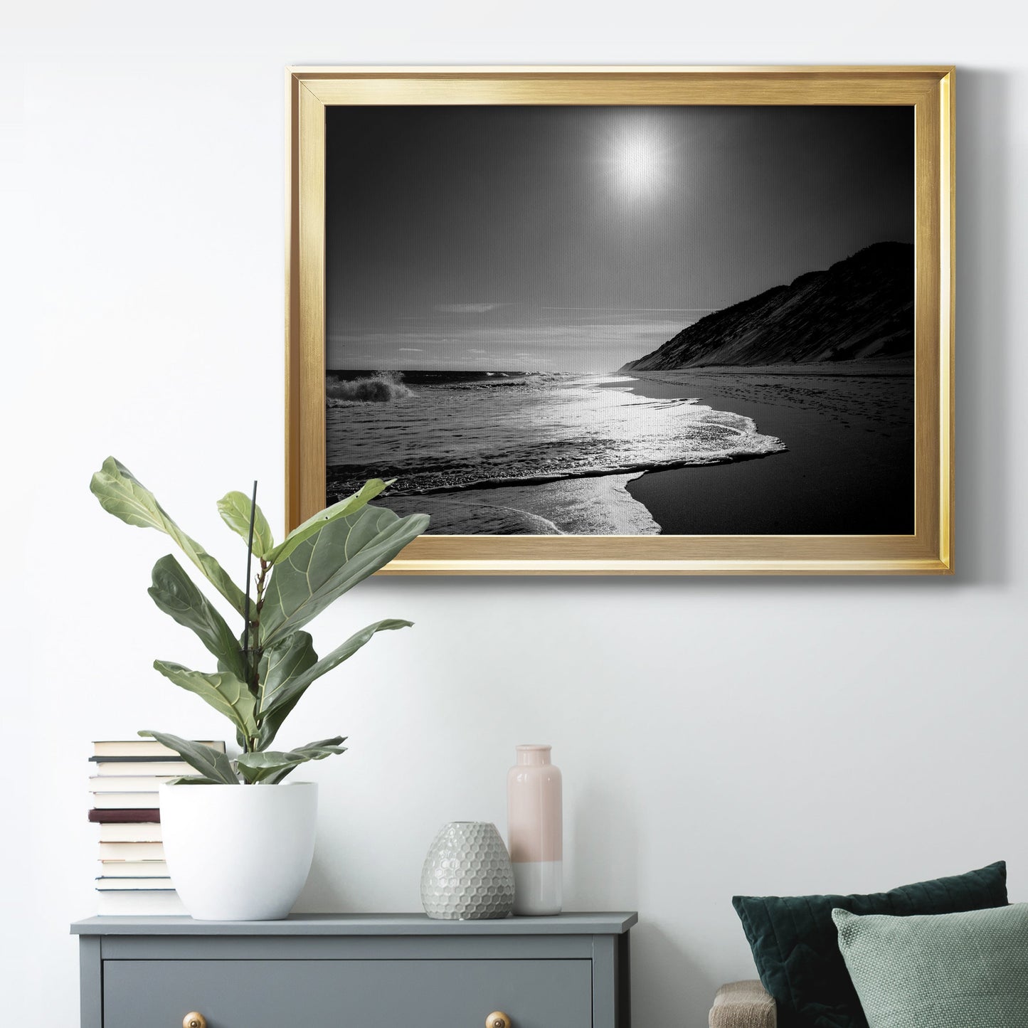 Against the Dune Premium Classic Framed Canvas - Ready to Hang