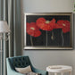 Poppy Trio I Premium Framed Canvas- Ready to Hang