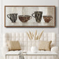 Coffee Skins I - Floater Framed Canvas Print