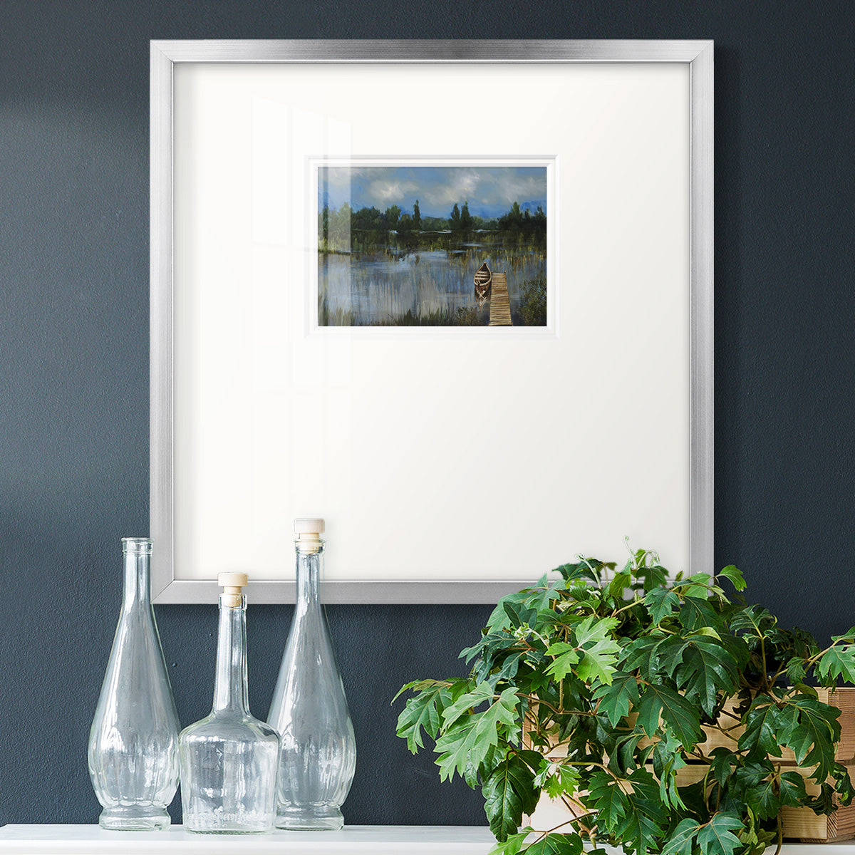 A Quiet Place Premium Framed Print Double Matboard