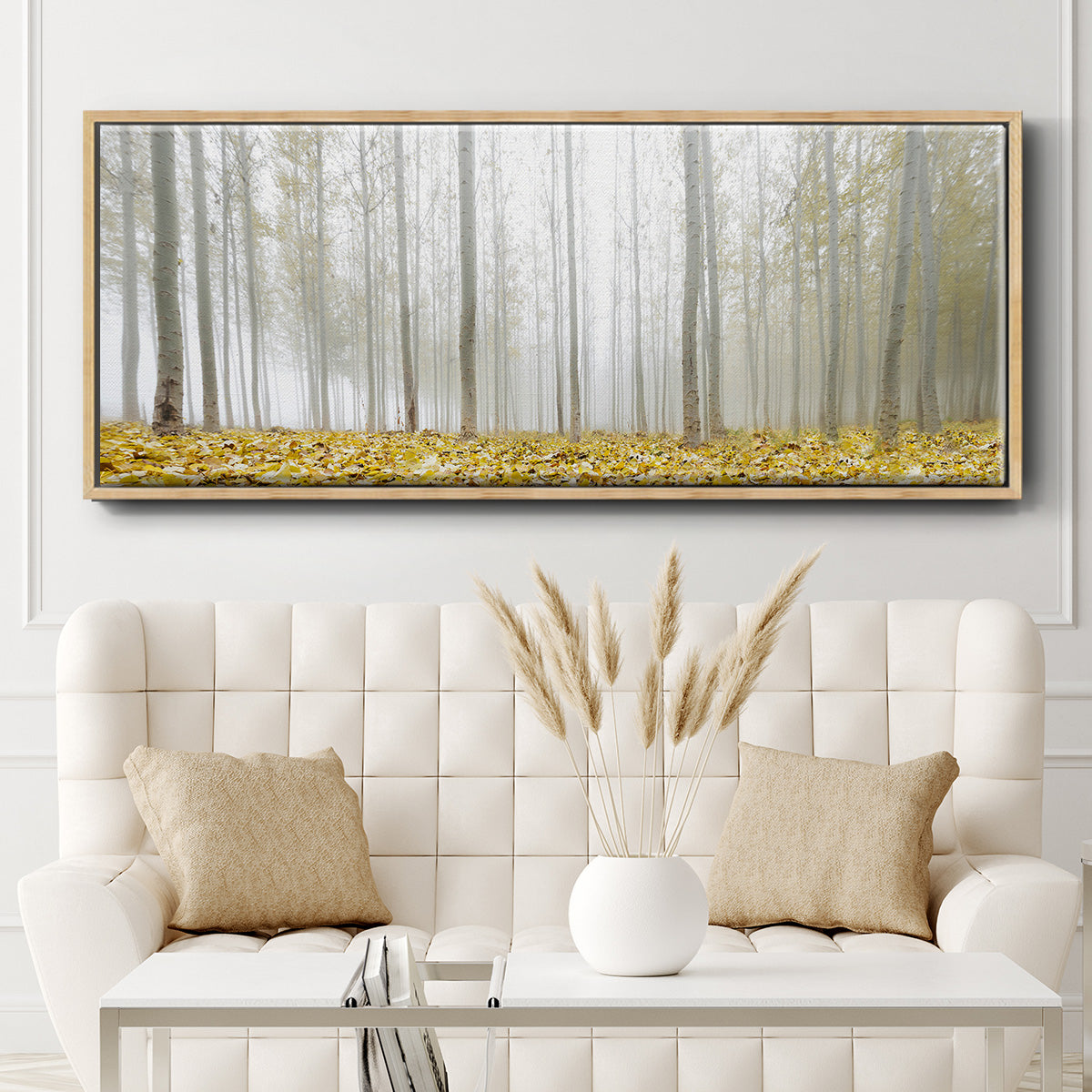 Poplar Grove - Floater Framed Canvas Print