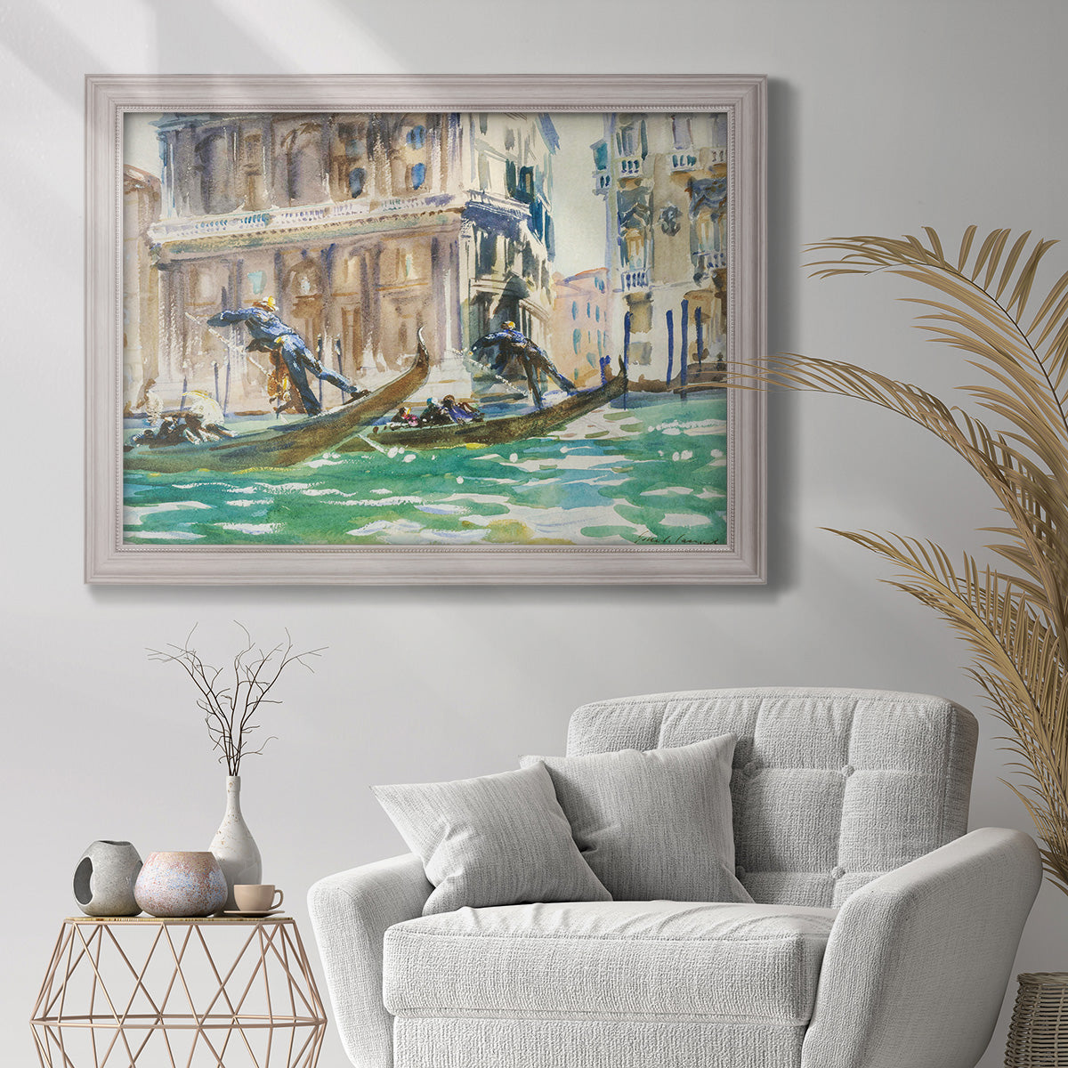 View of Venice, 1906 - Ornate Framed Canvas Print