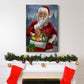 Quiet Santa - Gallery Wrapped Canvas