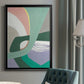 Merge Left - Modern Framed Canvas Print