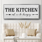 Eat Or Be Hungry - Floater Framed Canvas Print
