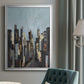 City Beat - Modern Framed Canvas Print