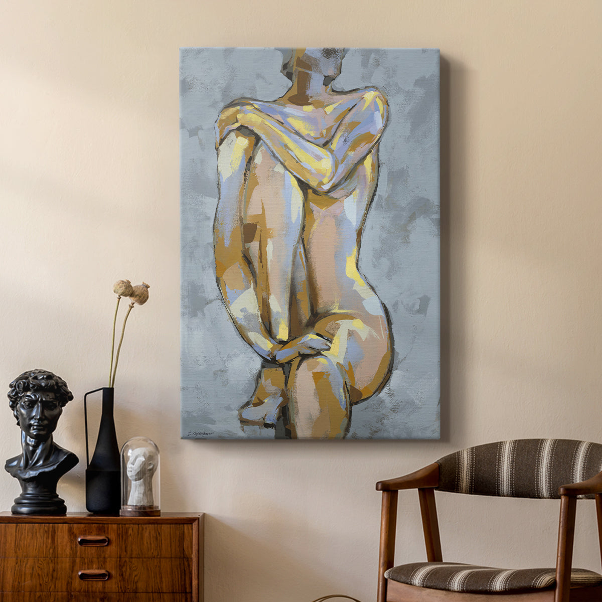 Grey Maiden I - Canvas Art Print