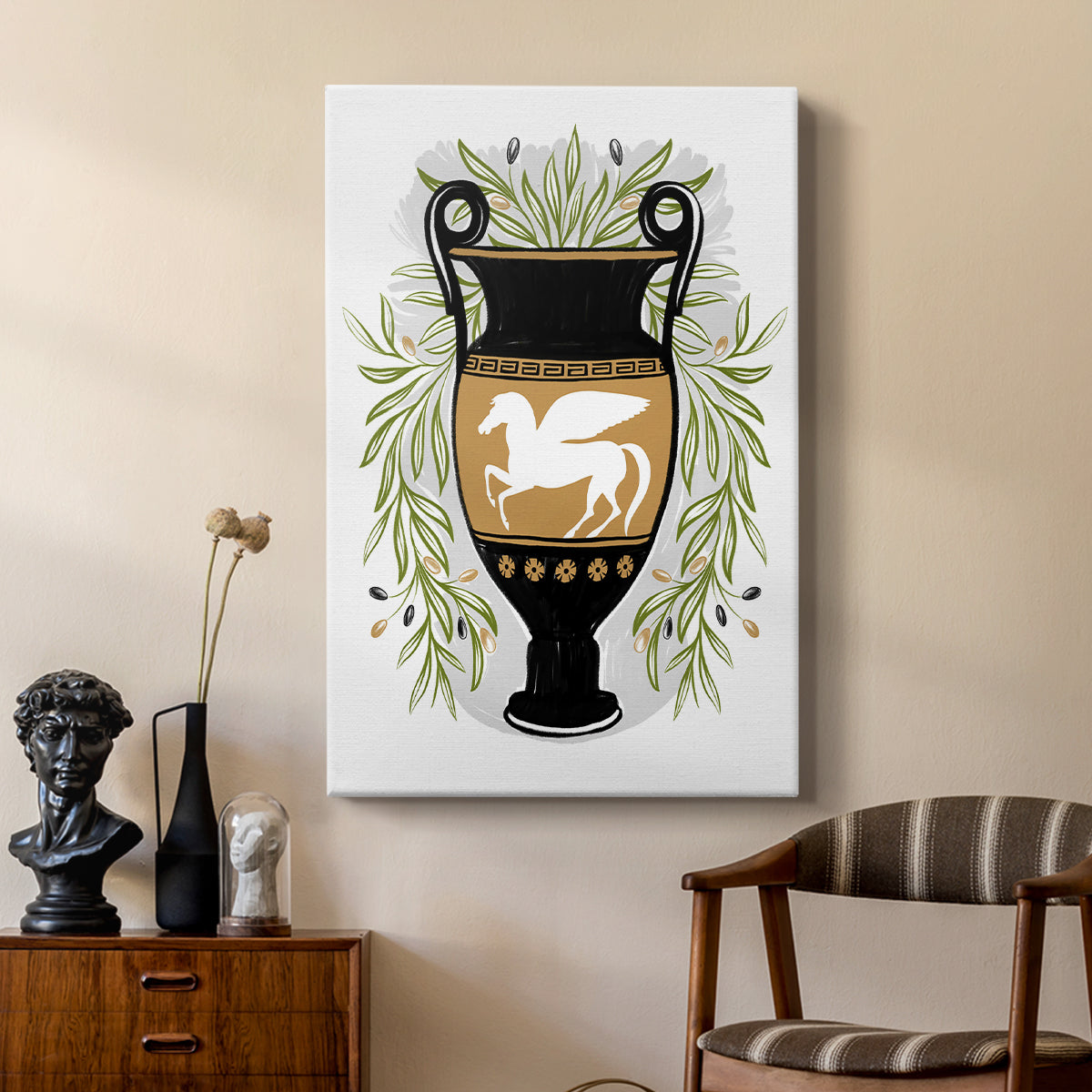 Greek Vases III - Canvas Art Print